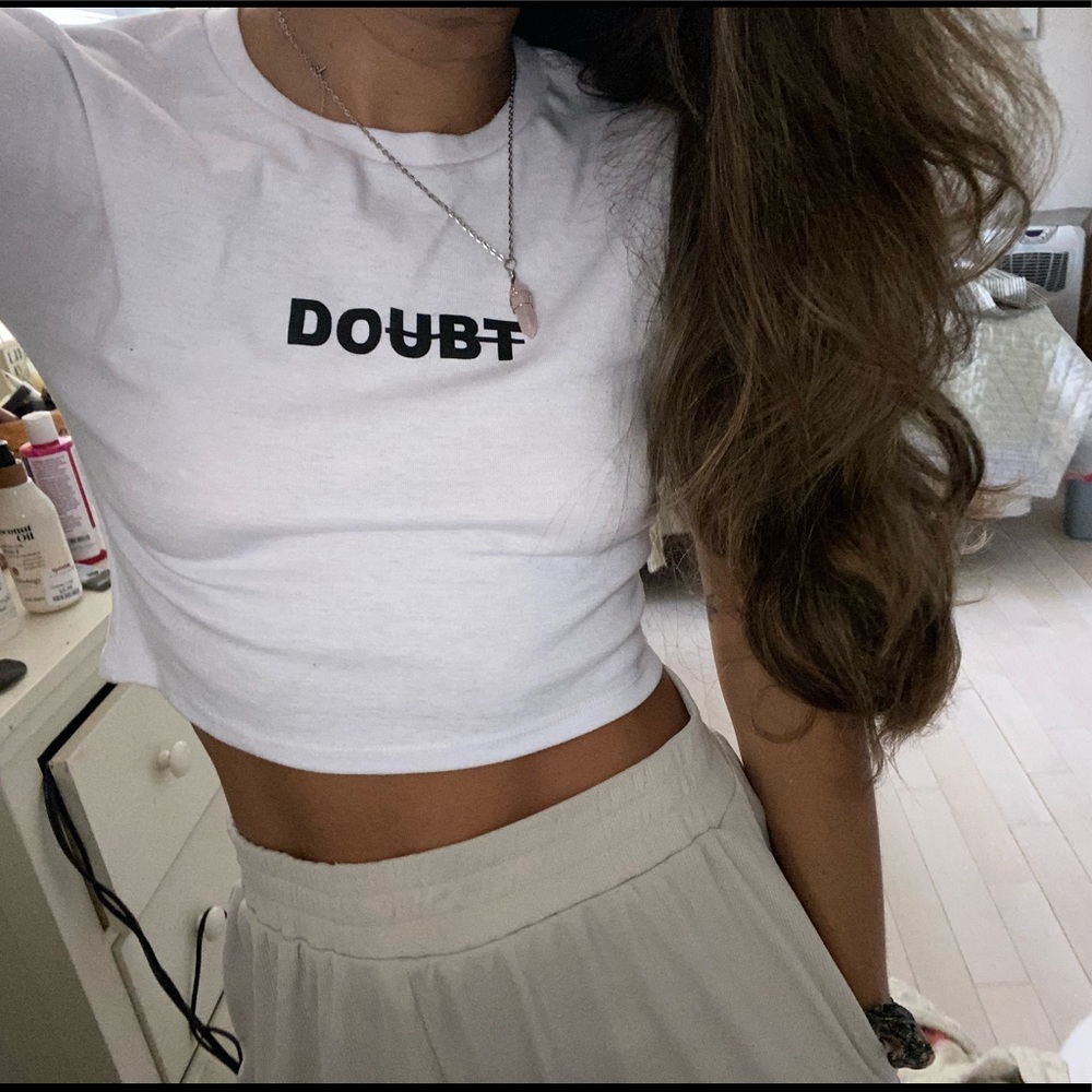 Graphic crop top